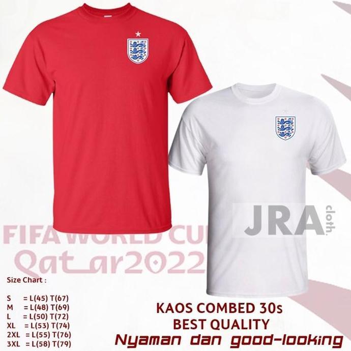 PARANE KAOS BAJU SHIRT TIMNAS INGGRIS HOME AWAY WORLD CUP 2026
