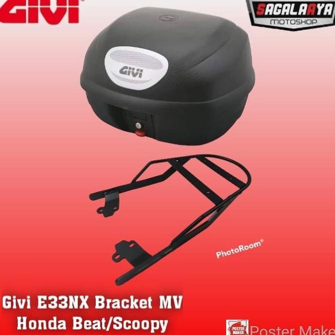 BEBAS ONGKIR - Givi E33NX Bracket Top Box Givi MV Honda Beat scoopy original Givi