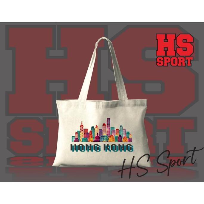 TOTEBAG - OLEH OLEH HONGKONG SOUVENIR TOTEBAG - TAS TOTEBAG HONGKONG