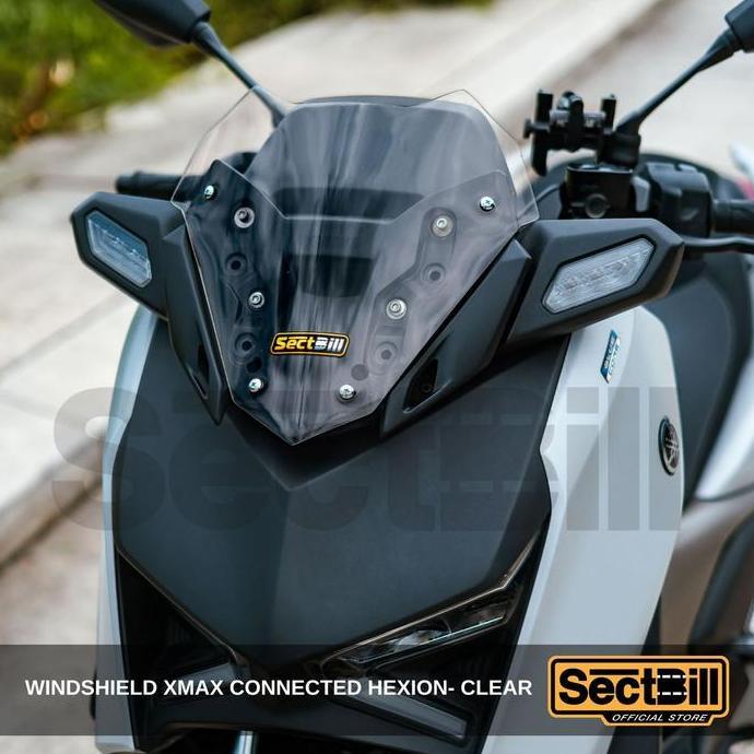 TERLARIS WINDSHIELD SECTBILL XMAX CONNECTED HEXIO AKSESORIS MOTOR
