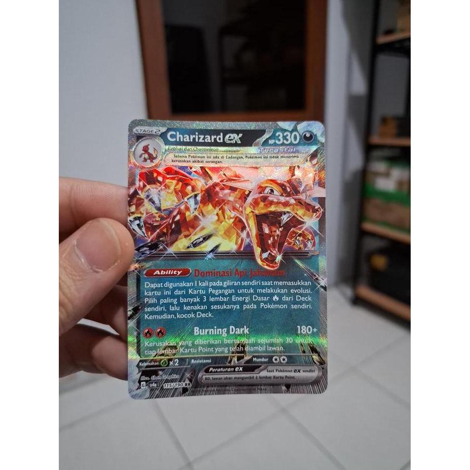 CHARIZARD EX SV4A POKEMON TCG INDONESIA