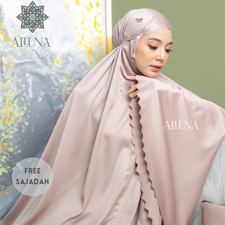 NEW ALLUNA - Mukena Dewasa Daily Alluna Lasercut Nalla