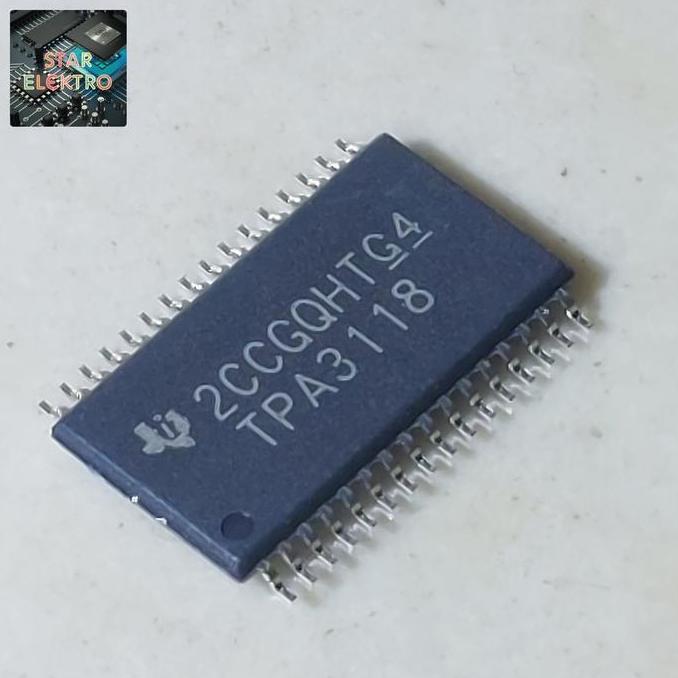 TPA3118 HTSSOP-32 SMD TPA3118D2 TPA3118D2DAPR STEREO 2X 30W MONO 1X 60W AUDIO AMPLIFIER CLASS-D TPA 
