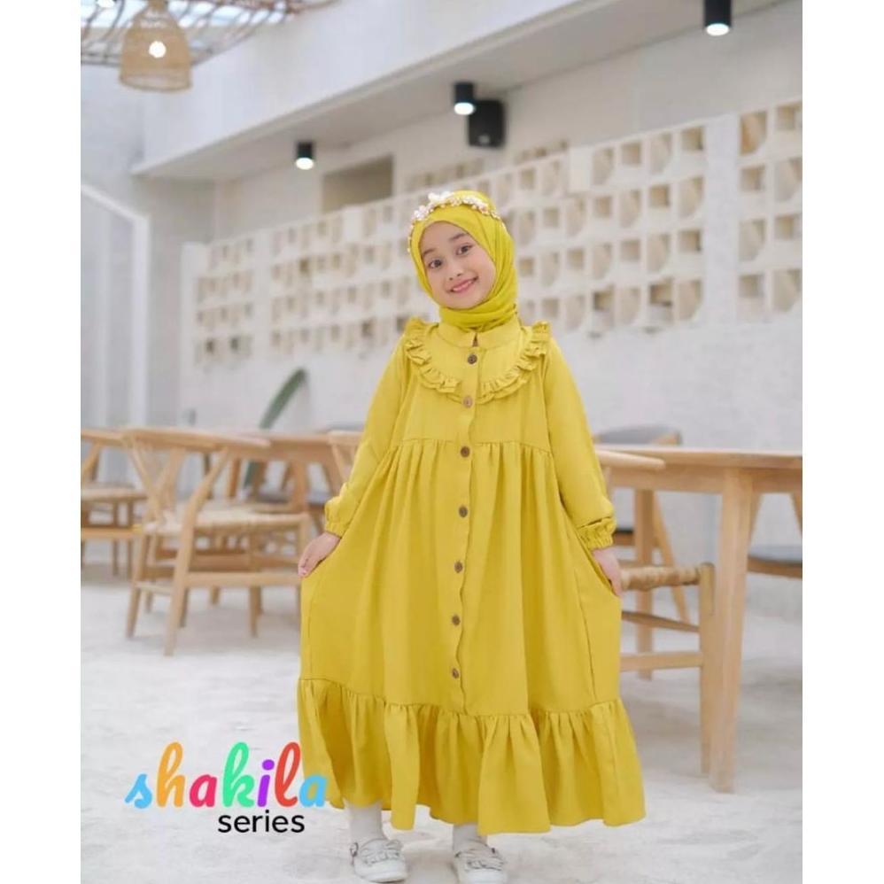 New Product Gamis Shakila Anak // Gamis Shakila Muslim// Gamis Muslim Anak//Gamis Syar'I Anak//Gamis