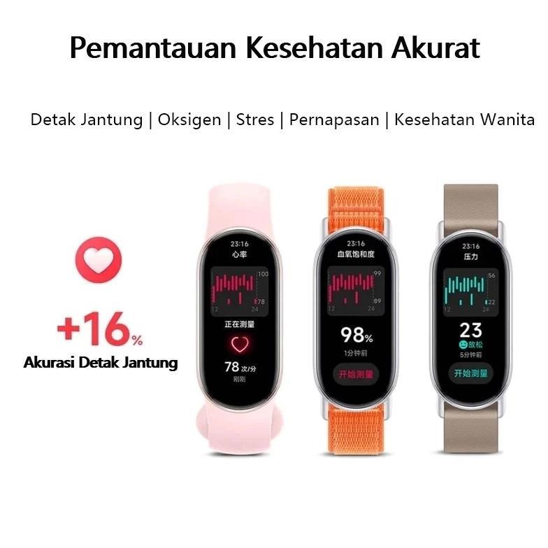 BIG PROMO Smartwatch Xiaomi M9 dengan Layar Tahan Air, Smartwatch Pemantau Detak Jantung, Pelacak Ke