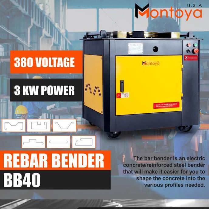 Mesin Bar Bending. Mesin Bar Bender. Megatec Gw 40