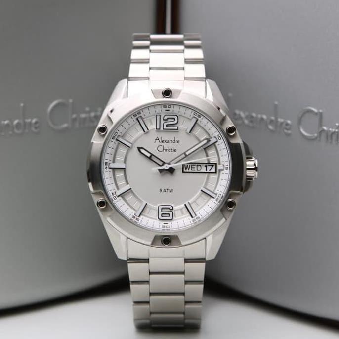 Horfa- Jam Tangan Pria Alexandre Christie Ac 6518 / Ac6518 Stainless Garansi 1 Tahun