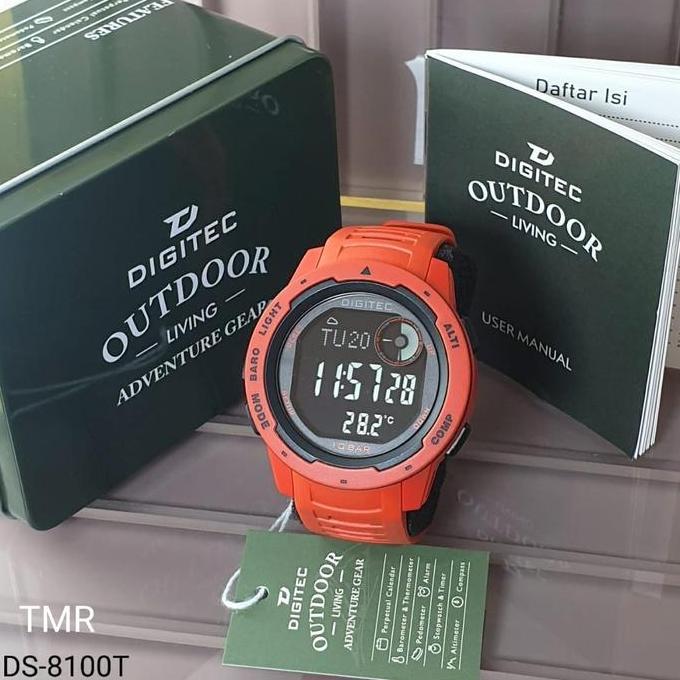 Horfa- Jam Tangan Ditec Dg 8100 Altimeter/Barometer/Thermometer