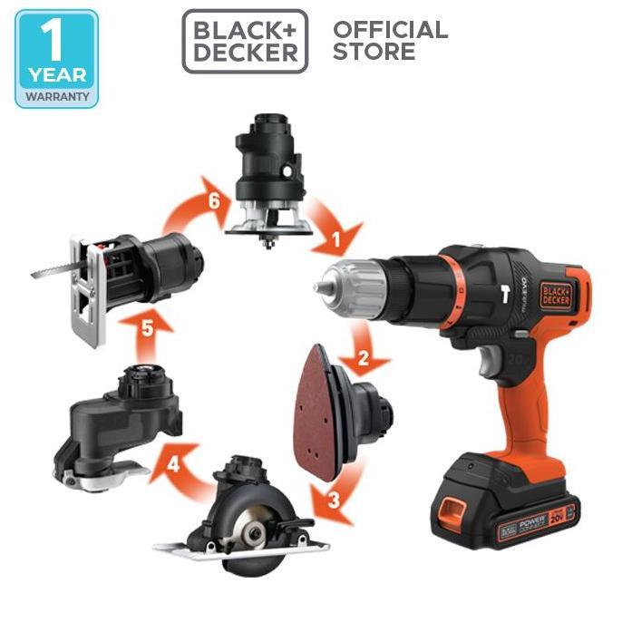 FYP BLACK+DECKER MULTI EVO 6 HEADS KIT (EVO185K6-B1) //