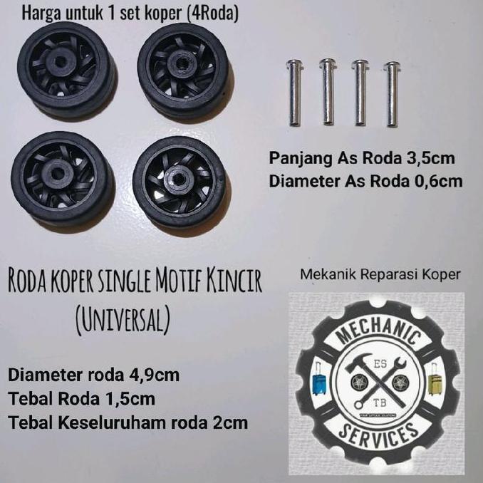 RODA KOPER | RODA SINGLE UNIVERSAL | RODA SINGLE KOPER | RODA KOPER LOJEL