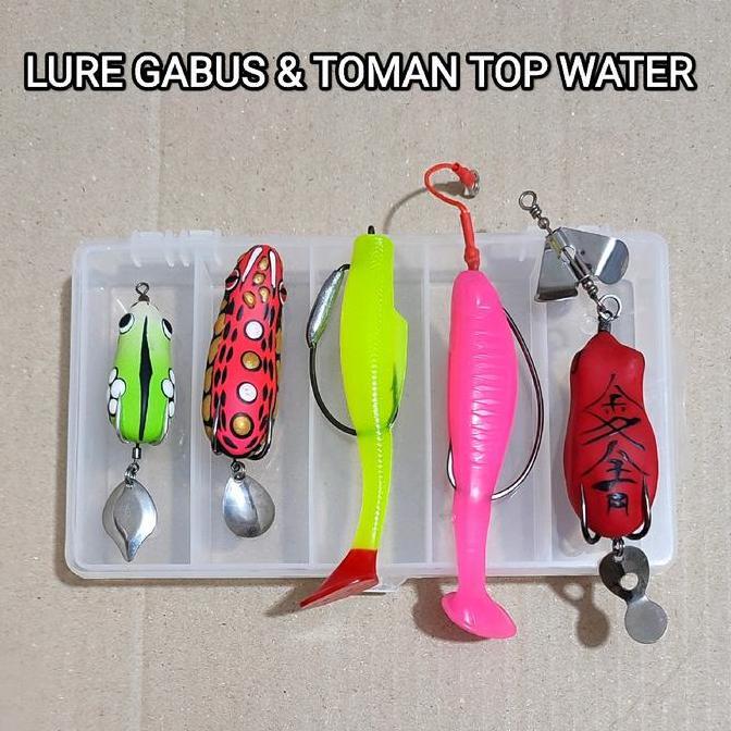 LURE CASTING GABUS DAN TOMA. PAKET UMPAN CASTING