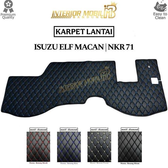 KARPET LANTAI ISUZU ELF MACAN NKR 71 MOTIF DIAMOND PREMIUM QUALITY MUDAH DIBERSIHKAN CAR RESTOCK