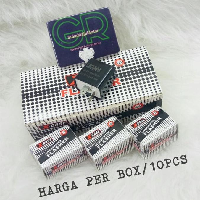 FLASHER SEIN XCASE 1BOX/10PCS RELAY SEN LAMPU KEDIP MOTOR SETELAN