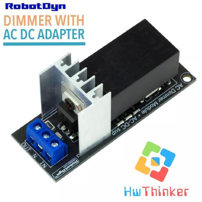 ROBOTDYN AC DIMMER MODULE 8A 1 CHANNEL WITH AC-DC POWER SUPPLY DC