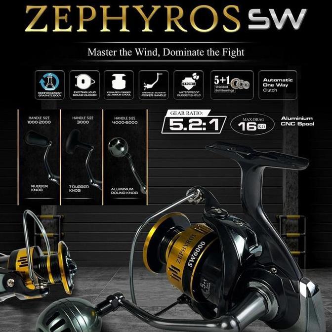 REEL SPINNING EXORI ZEPHYROS SW