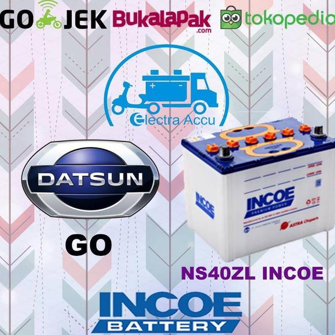 Promo Aki Mobil Datsun Go Incoe NS40ZL aki basah Diskon