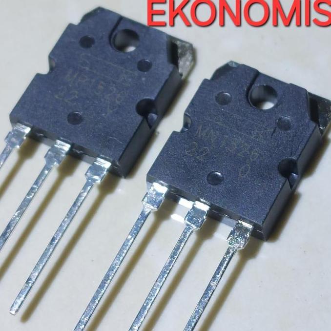 MP1526 MN1526 SEPASANG TO-3P SANKEEN 1-SET TRANSISTOR POWER Y-GEAR MP MN 1526 KOMPONEN SE27