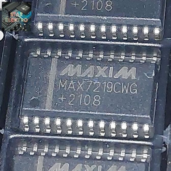 MAX7219EWG MAX7219CWG MAX 7219 EWG MAX7219 IC SMD LED DRIVER SOP-24 SE27