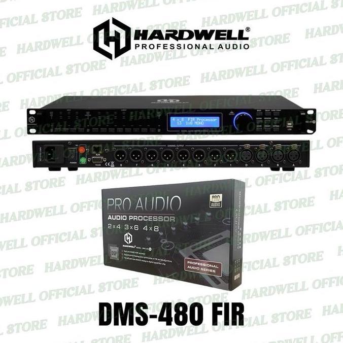 DIGITAL LOUDSPEAKER MANAGEMENT SYSTEM HARDWELL DMS 480 FIR ORIGINAL DLMS HARDWELL DMS480FIR 4 INPUT 