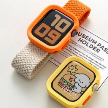 NEW Bumper Apple Watch Soft Case Colorful iWatch Ultra i8 9 8 SE T55 Pelindung Smartwatch