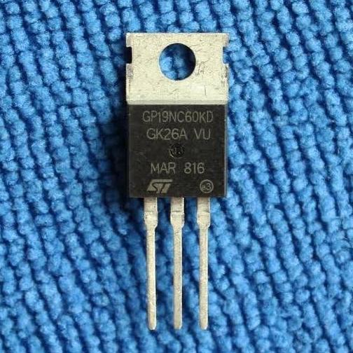 GP19NC60KD TO-220 ST STGP19NC60KD RUGGED IGBT 20A 600V 19NC60 FET TRANSISTOR KOMPONEN GP19NC60 SE27