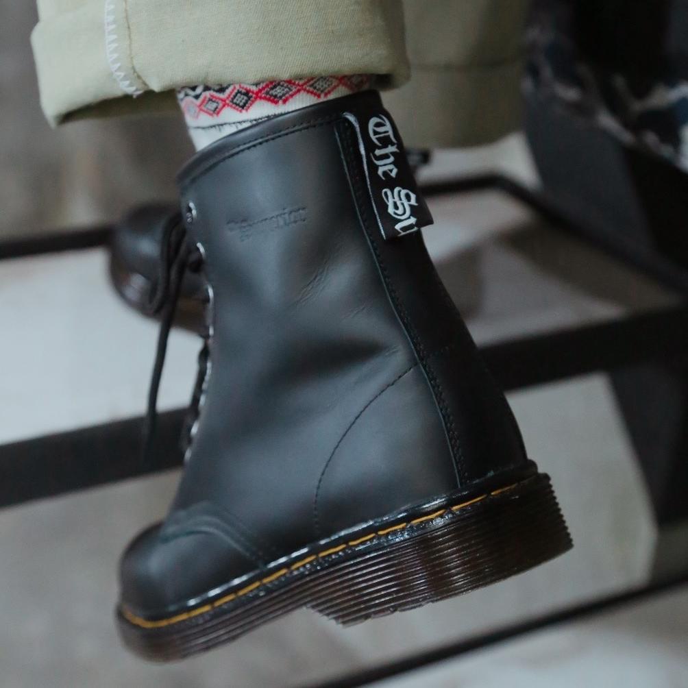 NEW Mancow - High Boots Black - Sepatu Formal Pria Wanita Original Kulit Asli