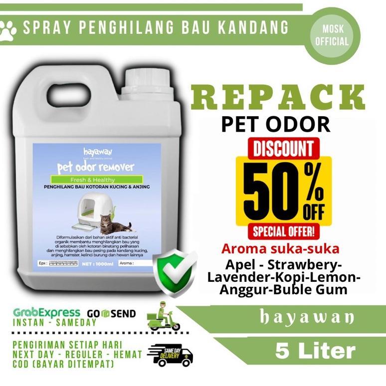 Repack pet odor
