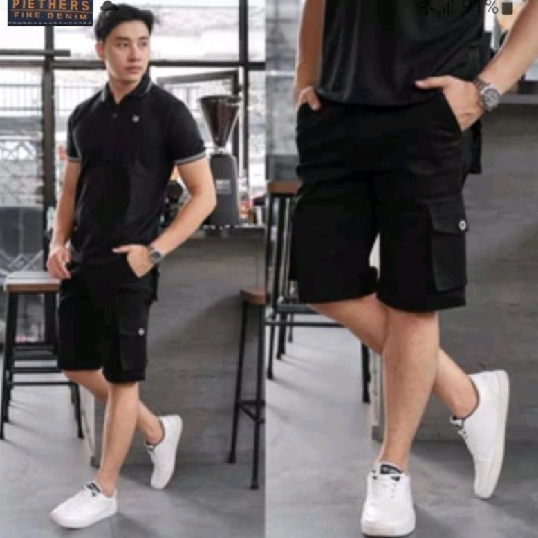Ready Stock Yang Termurah Celana Cargo Pendek Pria Thrasher 27-34 Celana Kimpul Pendek Thrasher Orig