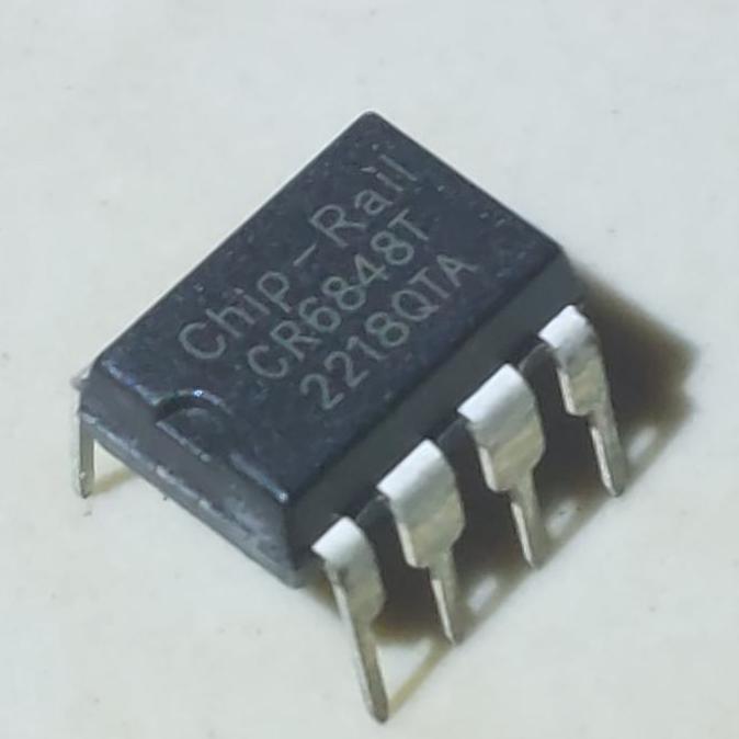 CR6848T DIP-8 TANCAP CR6848 6848 6848T IC PWM POWER SUPPLY SWITCH KOMPONEN CR CHIP-RAIL SE27