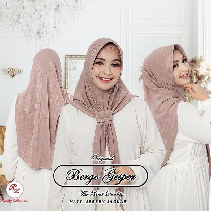 Nazila Hijab segitiga instan jaguar gesper