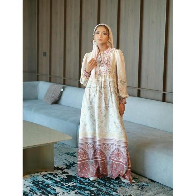 KARIMAKE - Gamis Rarage - Gamis Motif Print Premium