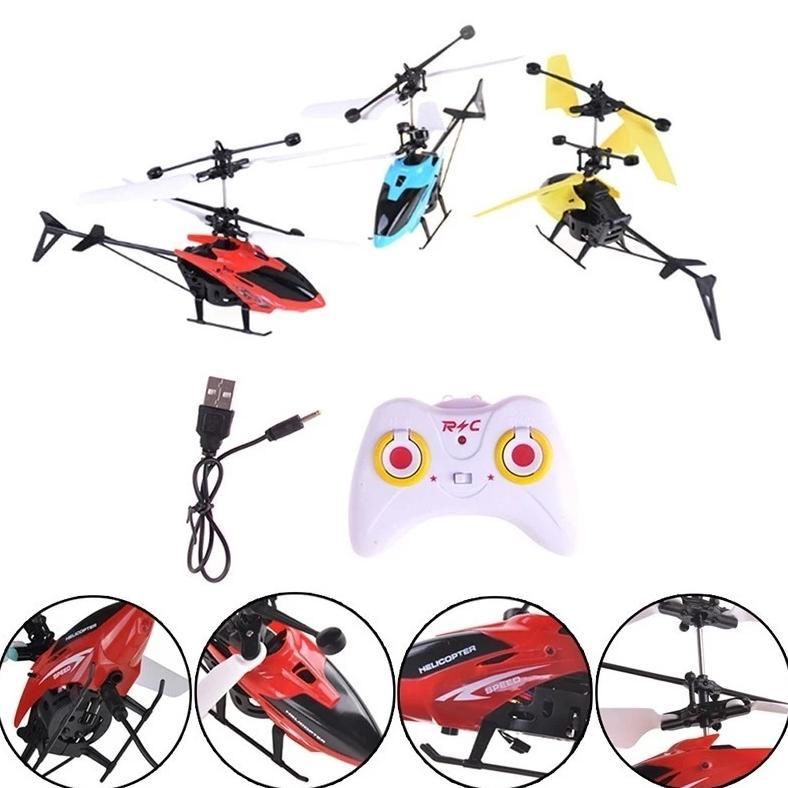 BIG SALE CBD Mainan Anak Helikopter Remote Control Warna Warni  Helicopter RemoteControl RC Sensor i