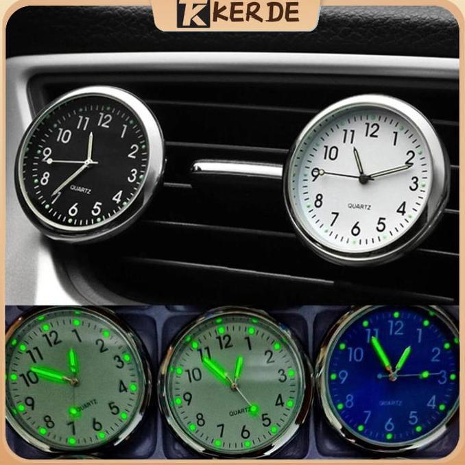 CV WALTER Jam Mobil Luminous Analog Dashboard Digital Jam Elektronik Glow In The Dark Universal