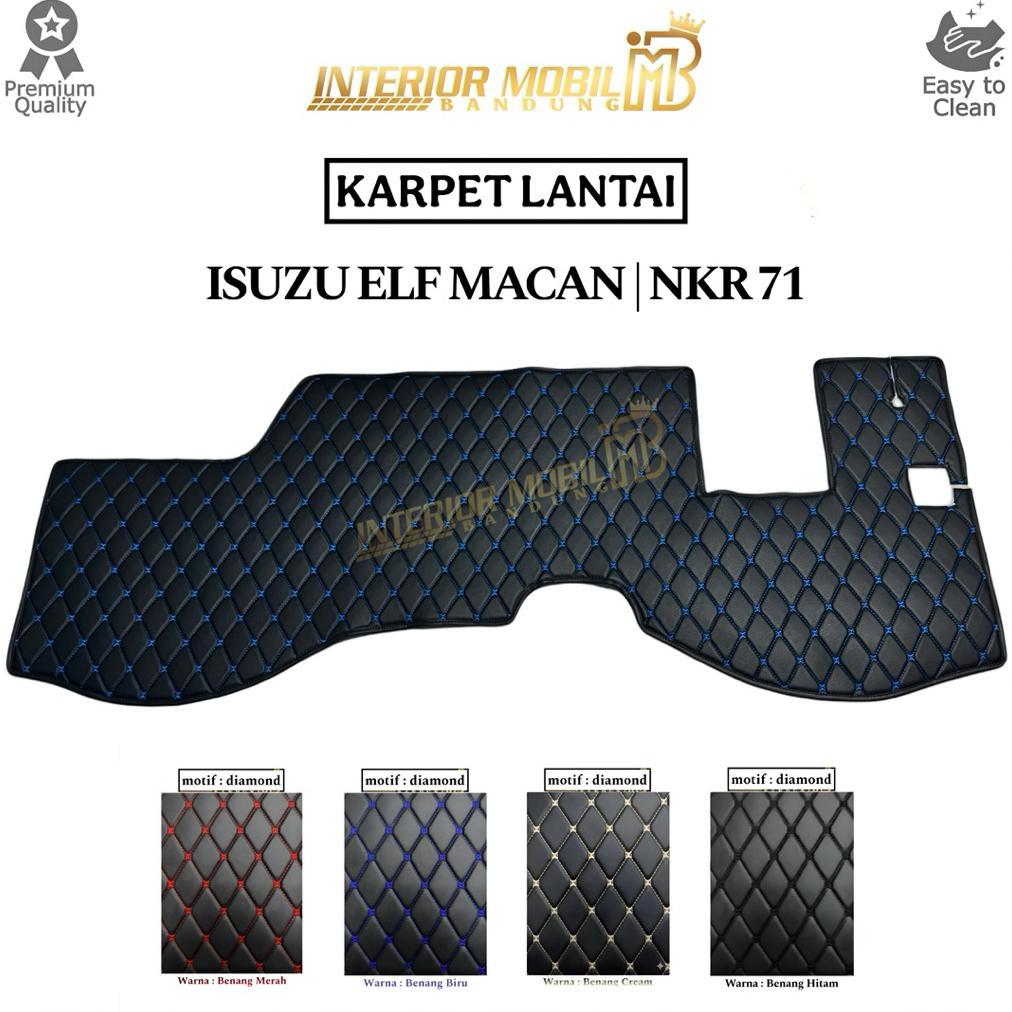 Super Karpet Lantai Mobil Isuzu Elf Macan Nkr71 Motif Diamond Mudah Di Bersihkan