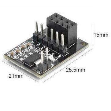 NRF24L01 SOCKET ADAPTER MODULE NRF24L01 WIRELESS TRANSCEIVER ADAPTER