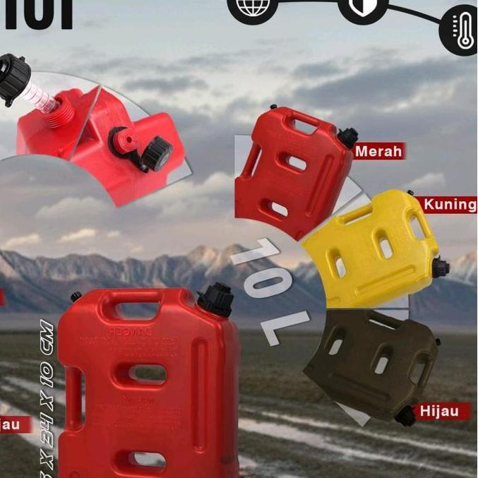 Jerigen Jerrycan Longhaul Fuel Pack 10 Liter Bensin 4x4 Winch Offroad