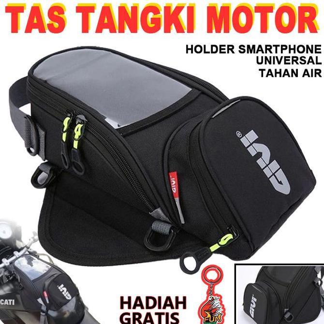 COCHONS UniversalTankbag Tas Tangki Motor Stang Dashbag Selempang Tempat HP Sport Adaptor by GIVI
