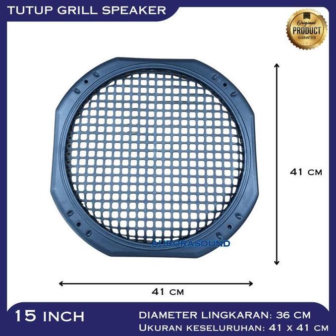 RAM TUTUP GRILL SPEAKER 15 INCH 15IN 15" SPEAKER BOX PIGURA