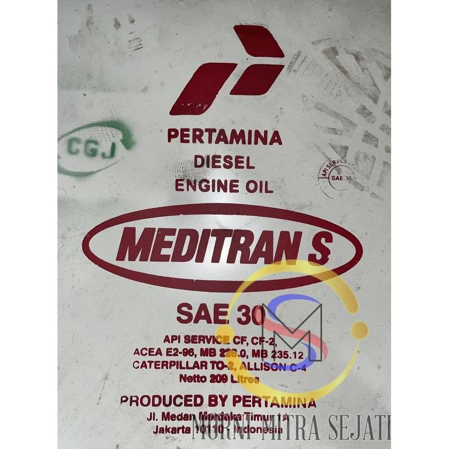 Pertamina Meditran S-30 S30 SAE 30 Oli Diesel Eceran Literan Ecer 1 L