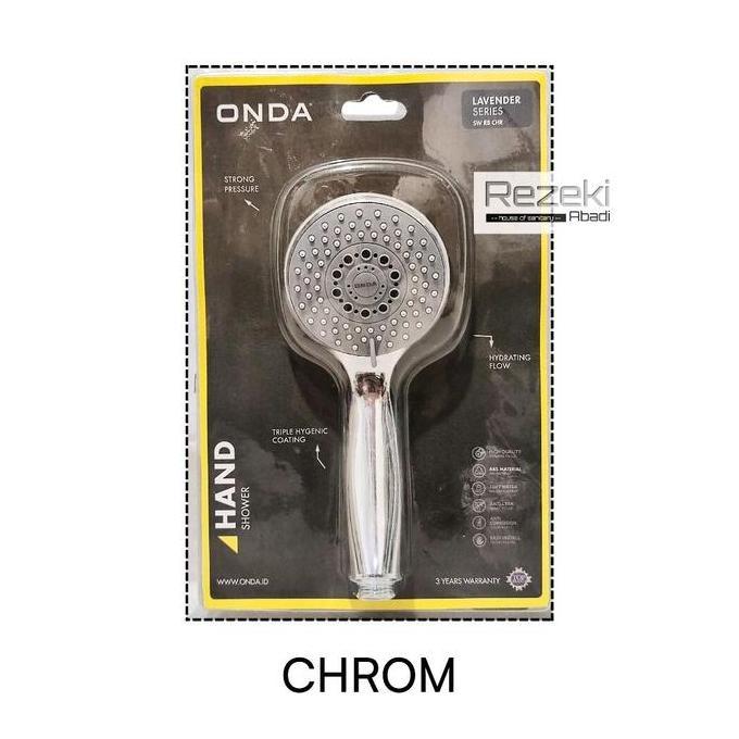 Handshower Onda Exclusive - Shower Mandi 3 Sistem - Keran Cabang - Keran Kamar Mandi