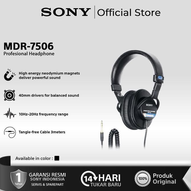 Sony Mdr 7506 Headphone Profesional / Sony Mdr-7506 / Sony 7056