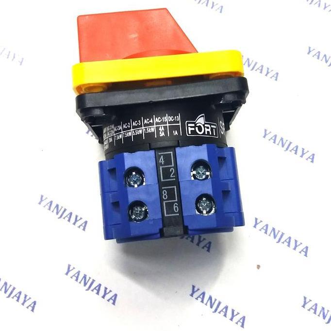 Hnds- Rotary Switch 2Pole On Off/Selector Switch 2Pole On Off