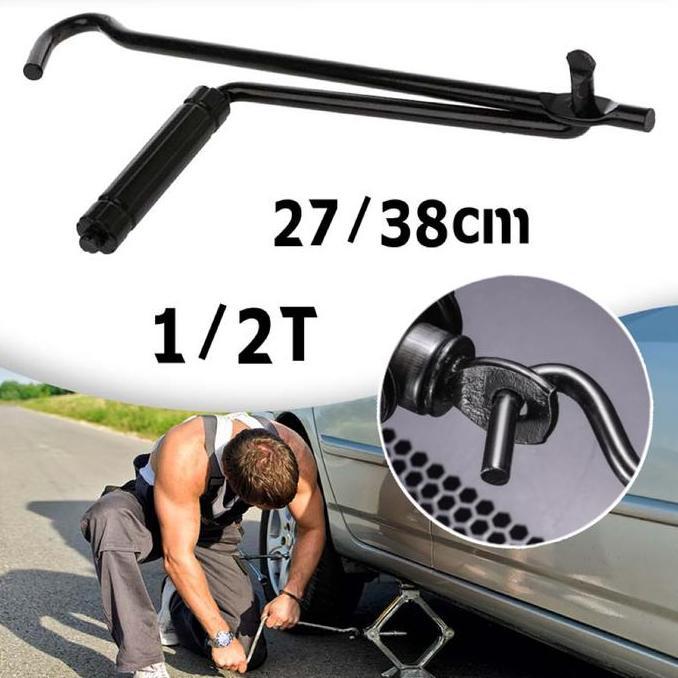 1T/2T Engkol Dongkrak Mobil Handle Dongkrak Universal  Alat Dongkrak Mobil Dongkrak Putar
