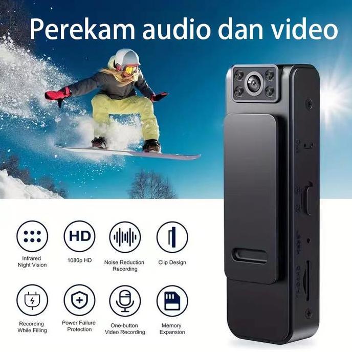 1080P HD video Kamera olahraga luar ruangan Perekam Video Perekam Suara Action Cam