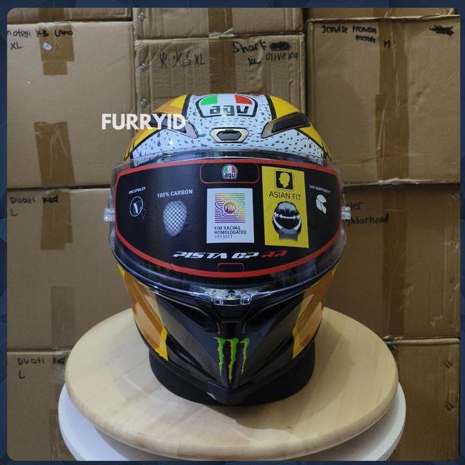 HELM FULL FACE AGV PISTA GP-RR JOAN MIR WORLD CHAMPION