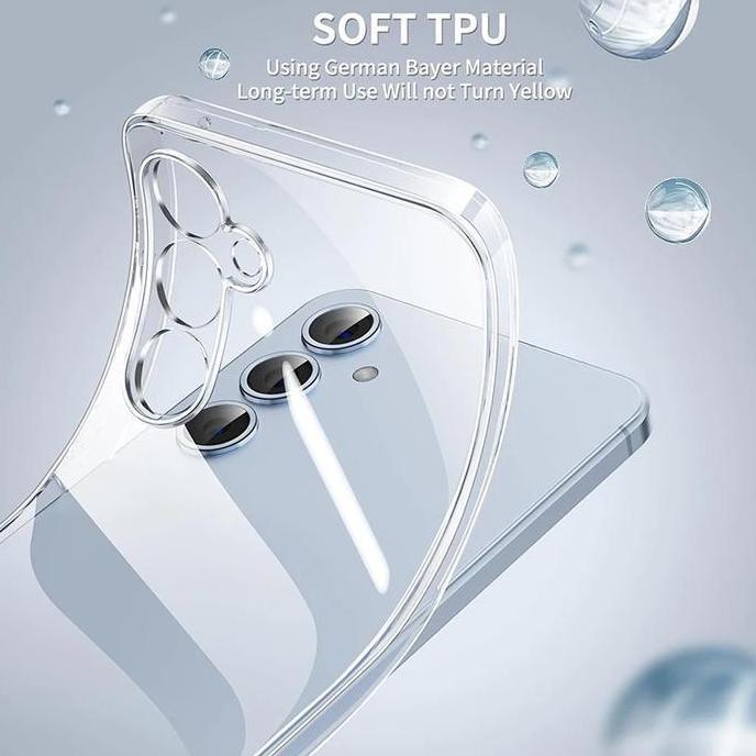 Case for Samsung A55 5G Softcase CLEAR HD CAMERA PROTECTION Case Hp A55 5G