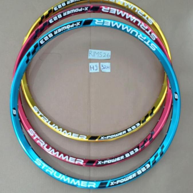Rims Velg Rim 27.5 Strummer X-Power 823 32H Anodized Xpower