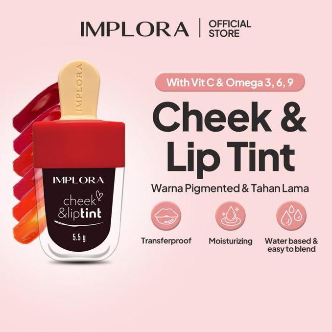 Lbios - Implora Cheek And Lip Tint Bibir Lipstick Gloss Lipstik