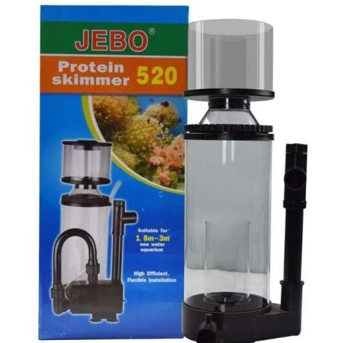 PROMO  JEBO 520 Protein Skimmer Penyedot Busa Aquarium Kolam Ikan Penjernih dengan Pompa AP5200 & Ko