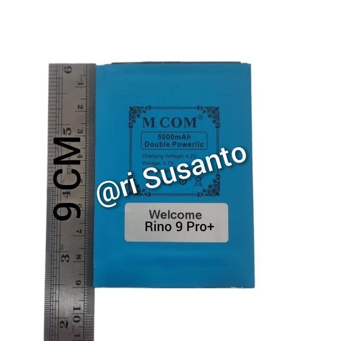 Baterai MCOM for Welcome Rino9 Pro+ / Rino 9 Pro Plus Double Power